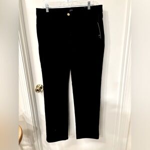 Jones New York Black cordoury pants size 14 - NWT -